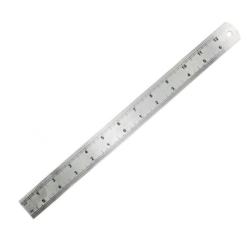 12 In. Stainless Steel Ruler