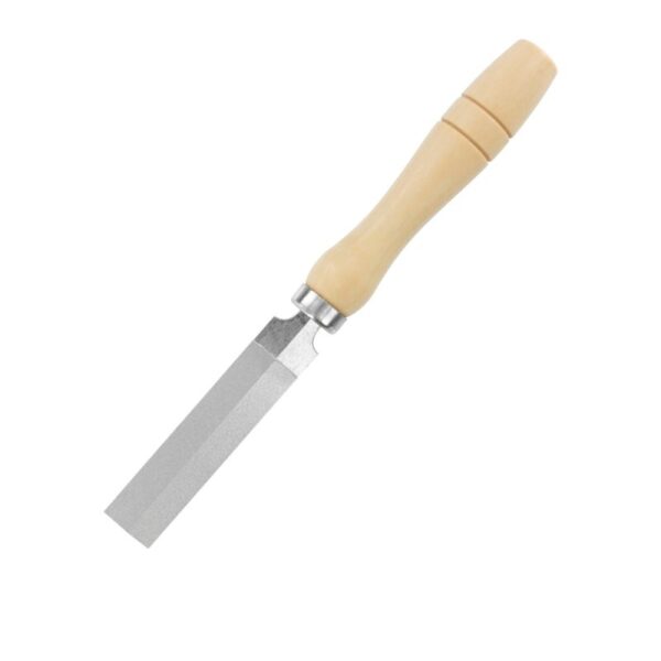 Diamond Hand File with Wooden Handle