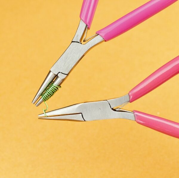 Box Joint Slim Line Round Nose Pliers