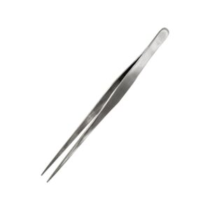 Straight Tip Steel Tweezers (175mm)