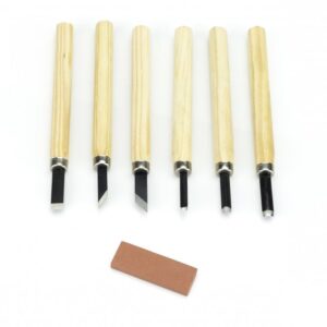 Modelcraft Wood Carving Tool Set with Sharpening Stone