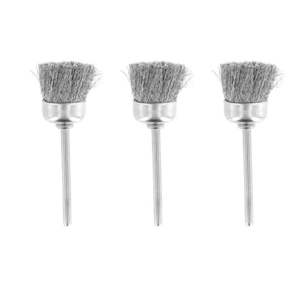 Rotacraft Steel Cup Brushes x 3