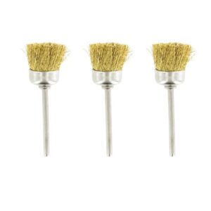 Rotacraft Brass Cup Brushes x 3