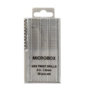 Rotacraft 20 Pce Microbox Drill Set (0.3-1.6mm)